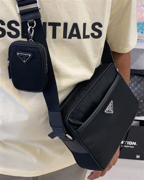 prada cross body bag men|prada bag for men.